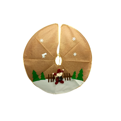 [90405] Forro navideño 70cm base/árbol 0722003 forma santa