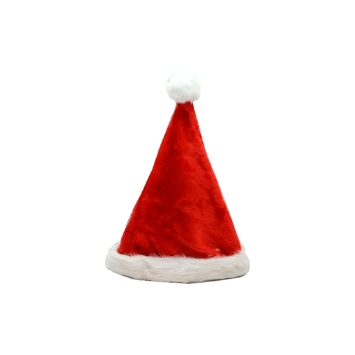 [116126] Gorro navideño 28x43cm rojo/blanco