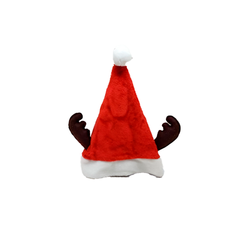 [116124] Gorro navideño cuernos 30x40cm stwx3202 rojo