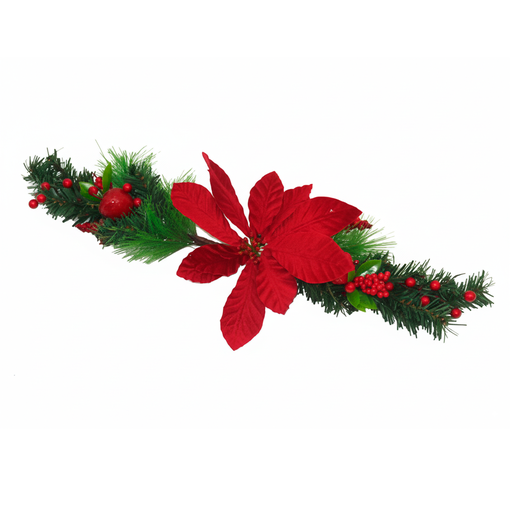 [85188] Guirnalda navideña 61cm pascua 42267bu rojo