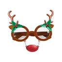 Lente navideño 16cm forma reno 2-dsa1604-807