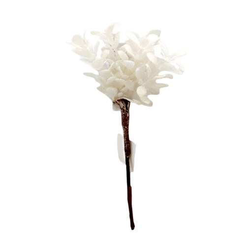 [130497] Rama navideña 25cm blanco