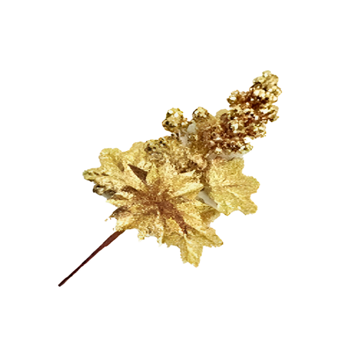 [85192] Rama navideña 30cm 2-cs2304-4281 dorado