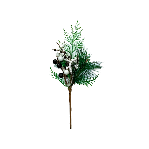 [116237] Rama navideña 32cm sf-1353 blanca