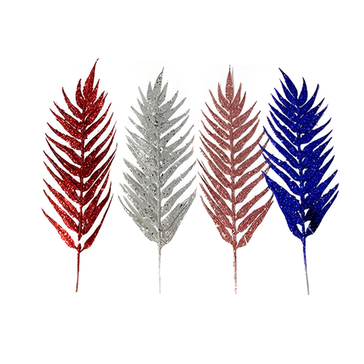 [97340] Rama navideña 42cm 2-cs1105-377 rojo/plateado/rosa/azul