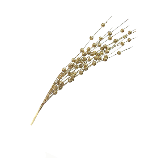 [124546] Rama navideña 42cm 2-cs2103-1304 dorado