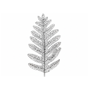 Rama navideña 53cm 2-cs2103-1310 plateado