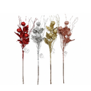 Rama navideña 55cm ln23-23 rojo/plateado/dorado/rosa