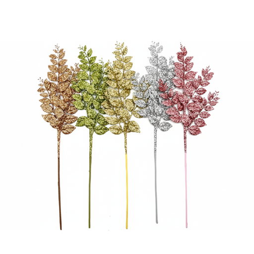 [129348] Rama navideña 63cm 025 plateado/dorado/campagne/verde/rosa