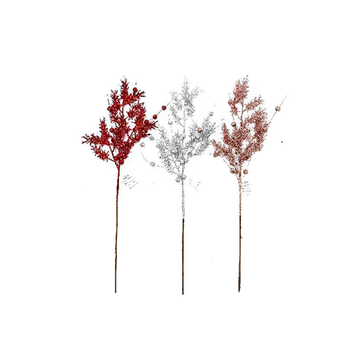 [129336] Rama navideña 68cm ln23-42 rojo/plateado/blanco/rosa