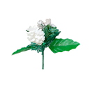 Rama navideña con bellota 19cm xh1462641 blanco