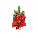 Rama navideña con pascua 61cm xs1042143r roja