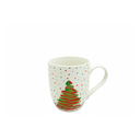 Taza navideña ceramica 8x10.3cm 2-cs2207-0614