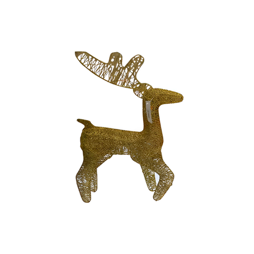 [76991] Venado navideño 23x39cm 2-120315020 dorado