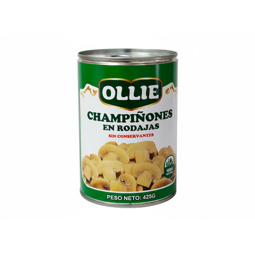 [147110] Champiñones en rodajas 425g lata ollie