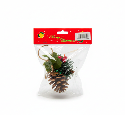 [92510] Adorno navideño bellota colgar 10x13cm m1704-21