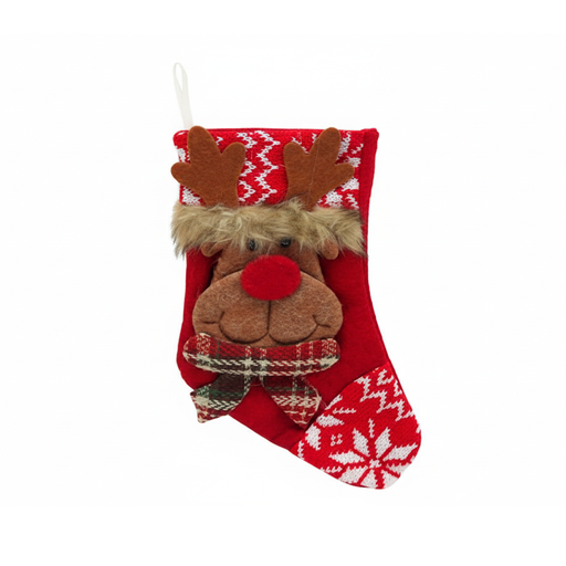 [129462] Adorno navideño bota colgar reno 26cm gtw varios diseños