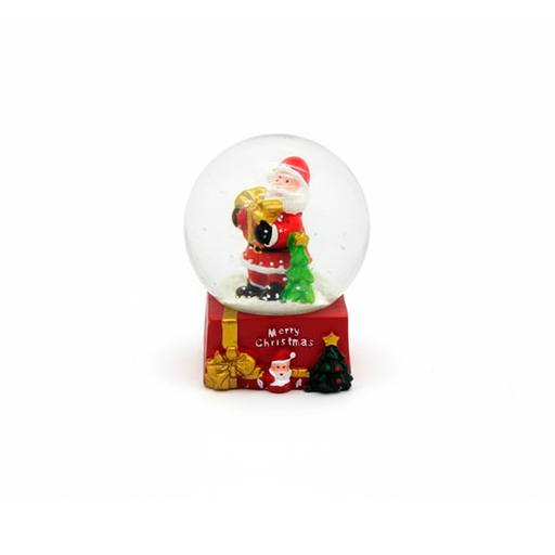 [114888] Adorno navideño esfera cristal 5.5x6cm t-14 varios diseños