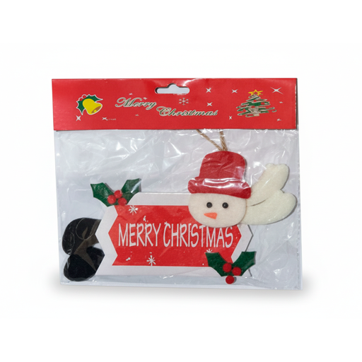 [129859] Adorno navideño letrero merry christmas 0049 varios diseños