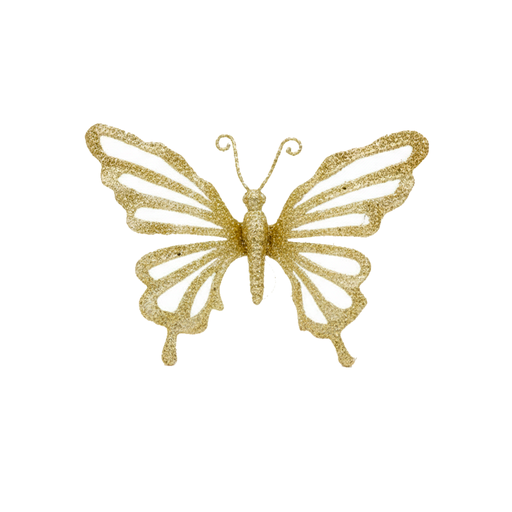 [103741] Adorno navideño mariposa 20cm xh1463216lg dorado
