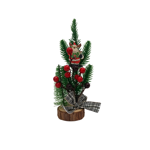 [116168] Adorno navideño mini arbol 25cm 82167