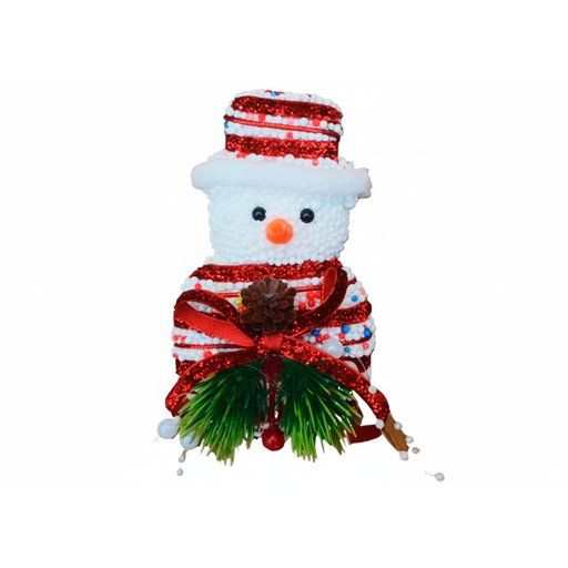 [92352] Adorno navideño muñeco nieve 14cm 2-lm1704-216