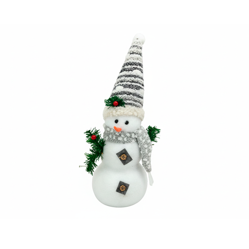 [116188] Adorno navideño muñeco nieve 20x37cm zn21-644