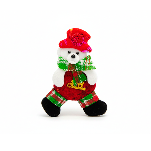 [90426] Adorno navideño oso colgar 17cm 1604528 varios diseños