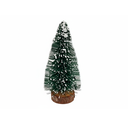 Adorno navideño pino con nieve 10cm ch-05-10 verde