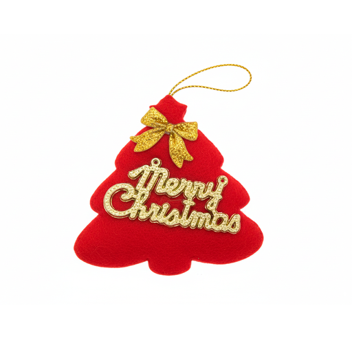 [129454] Adorno navideño pino colgar 8cm gj650408 varios diseños