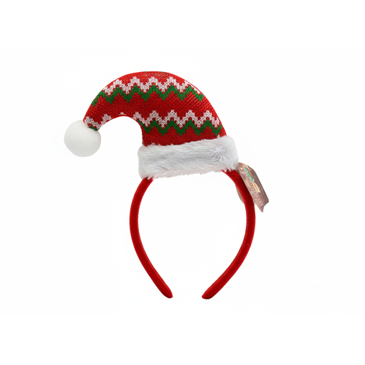 [130609] Adorno navideño vincha/gorro 11x23cm varios diseños