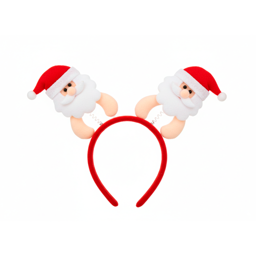 [124624] Adorno navideño vincha/santa 22x21cm 922007a