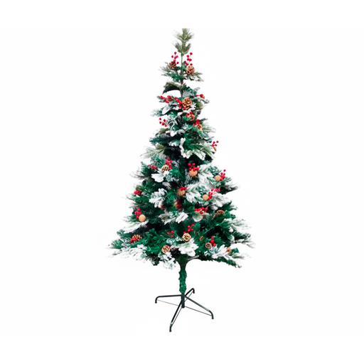 [130523] Arbol de navidad 6' 600t base metal sp-29 verde