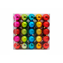 Bola navideña 6cm 50pc sy16cba-387 brillante escarchado mate varios colores