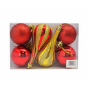 Bola navideña 6cm 6pc 2-120075943 rojo