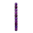 Bola navideña 7cm 12pc morado brillante escarchado mate