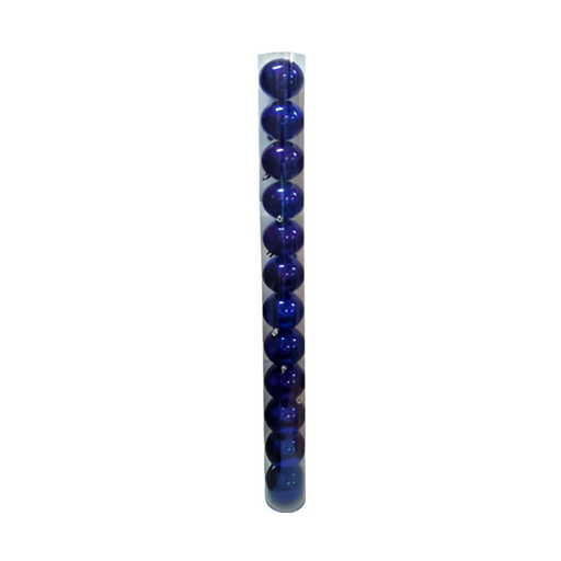 [108897] Bola navideña 8cm 12pc azul brillante oscuro sycb20