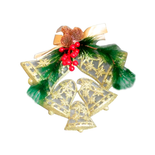 [92374] Campana navideña 23x24cm 2-lm1704-229 varios colores