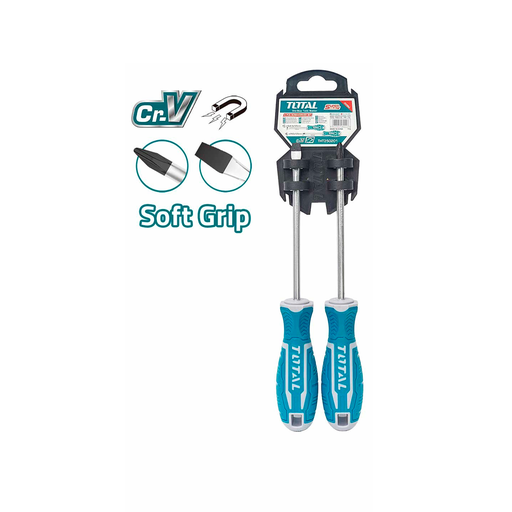 [110128] Juego de desarmadores 2pc (+)(-) total tht250201