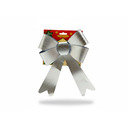 Chongo navideño 17x26cm plateado