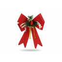 Chongo navideño 20x30cm wd-21784 rojo/dorado