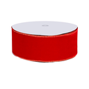 Cinta navideña   6.3cmx10yd rojo velvet