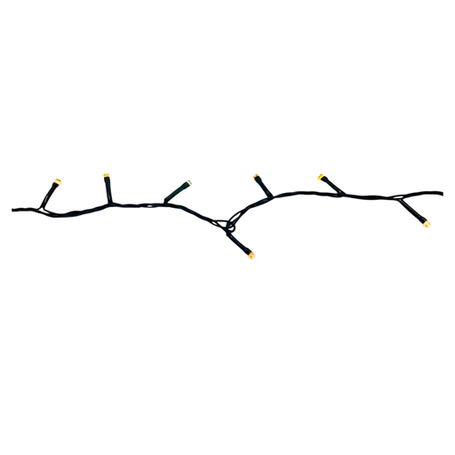 [103523] Conexion  navideña 100l 8f 5m amariillo cable verde lsh001