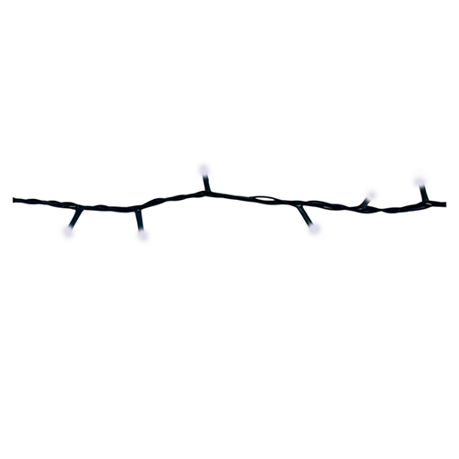 [103540] Conexion  navideña 140l 8f 7m blanco cable verde lsh006