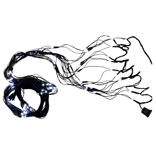 [103561] Conexion  navideña 150l tipo/redonda  8f 1.8m blanco cable verde