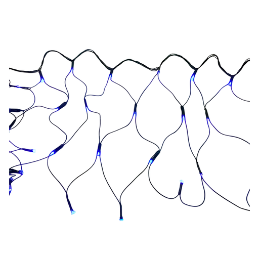 [103576] Conexion  navideña 150l tipo/redonda  8f 5.6m azul cable verde