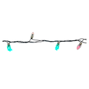 Conexion  navideña26l 8f 2.4 multifuncional cable verde lsh049