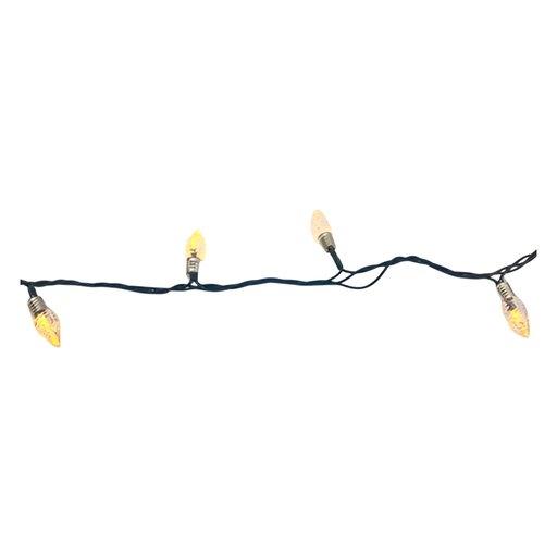 [103660] Conexion navideña 26l 8f 2.4m blanco calido  cable verde h049