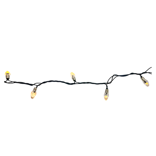 [103635] Conexion navideña 26l 8f 2.4m blanco calido  cable verde 37