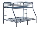 Camarote metalico sin colchon 195x140x150cm negro
